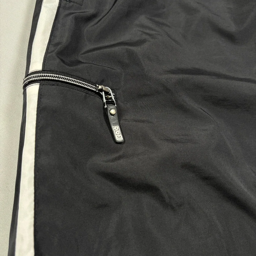 Vintage CCM Track Pants Mens XL Black Mesh Lined  Windbreaker Warm ups Korea